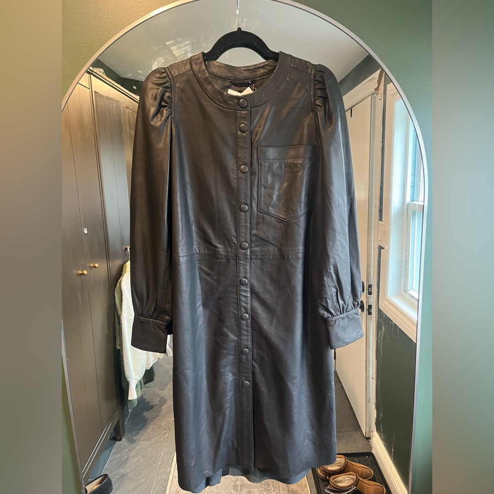 Lambskin Leather Dress, Brand new with tags